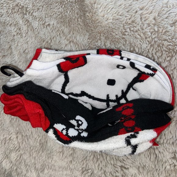 Hello Kitty No Show Socks - 5 Pack - NWT - Picture 4 of 6